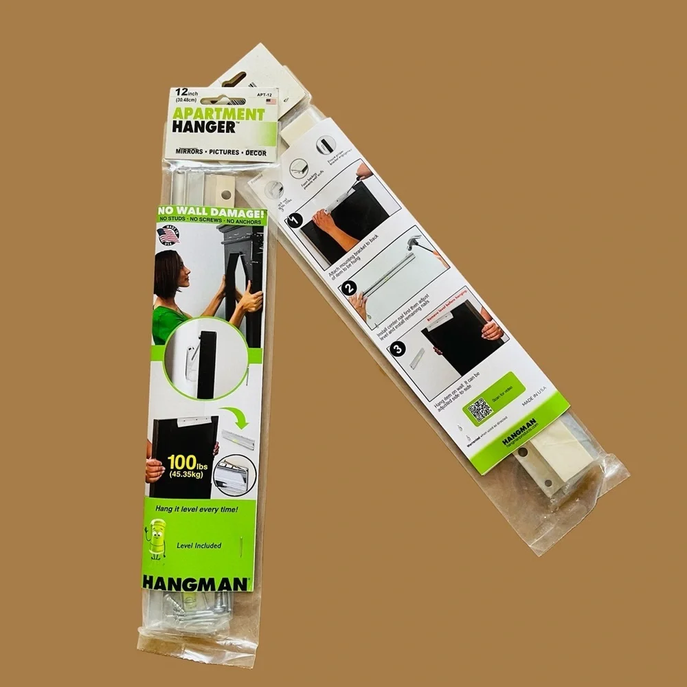 2 x Hangman Apartment Temporary Hanger System NEW